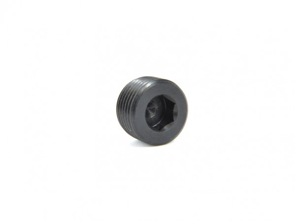 3/8 NPT Threaded Plug - Black