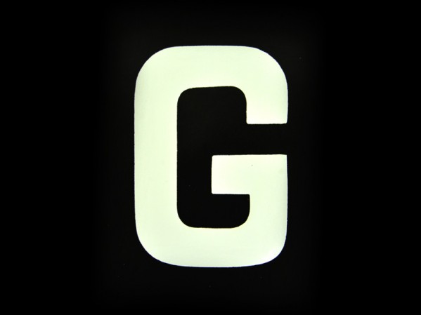 3 Number Plate Letter G