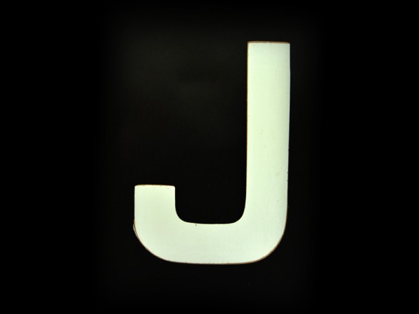 3 Number Plate Letter J