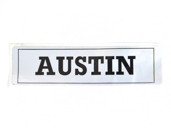 Plate-austin-self adhesive